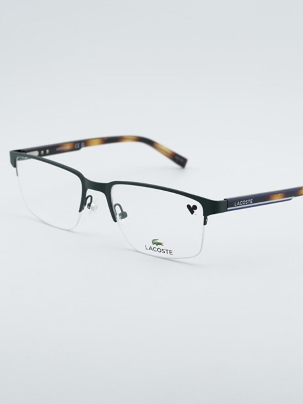 Lacoste L2279 N 201 Eyeglasses Black / Brown 55mm Rectangle Frame